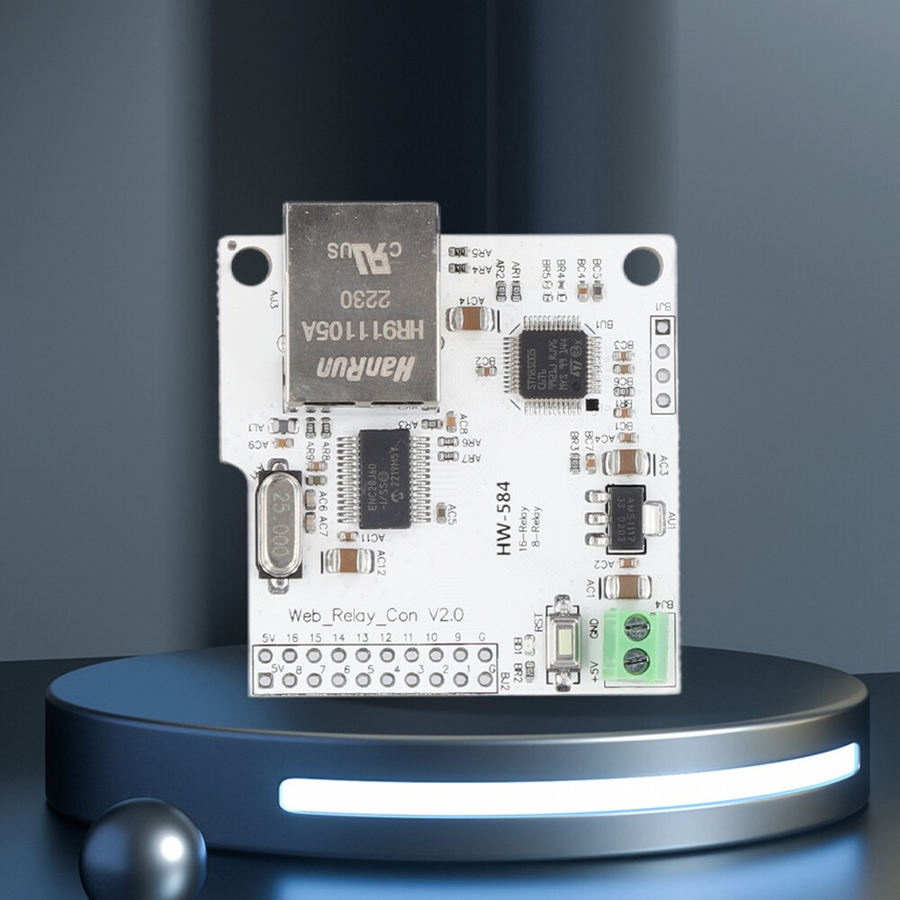 8/16 Channel Internet P2P WiFi Mobile Phone Control Board DC 5V W5100 2A for IOT-image