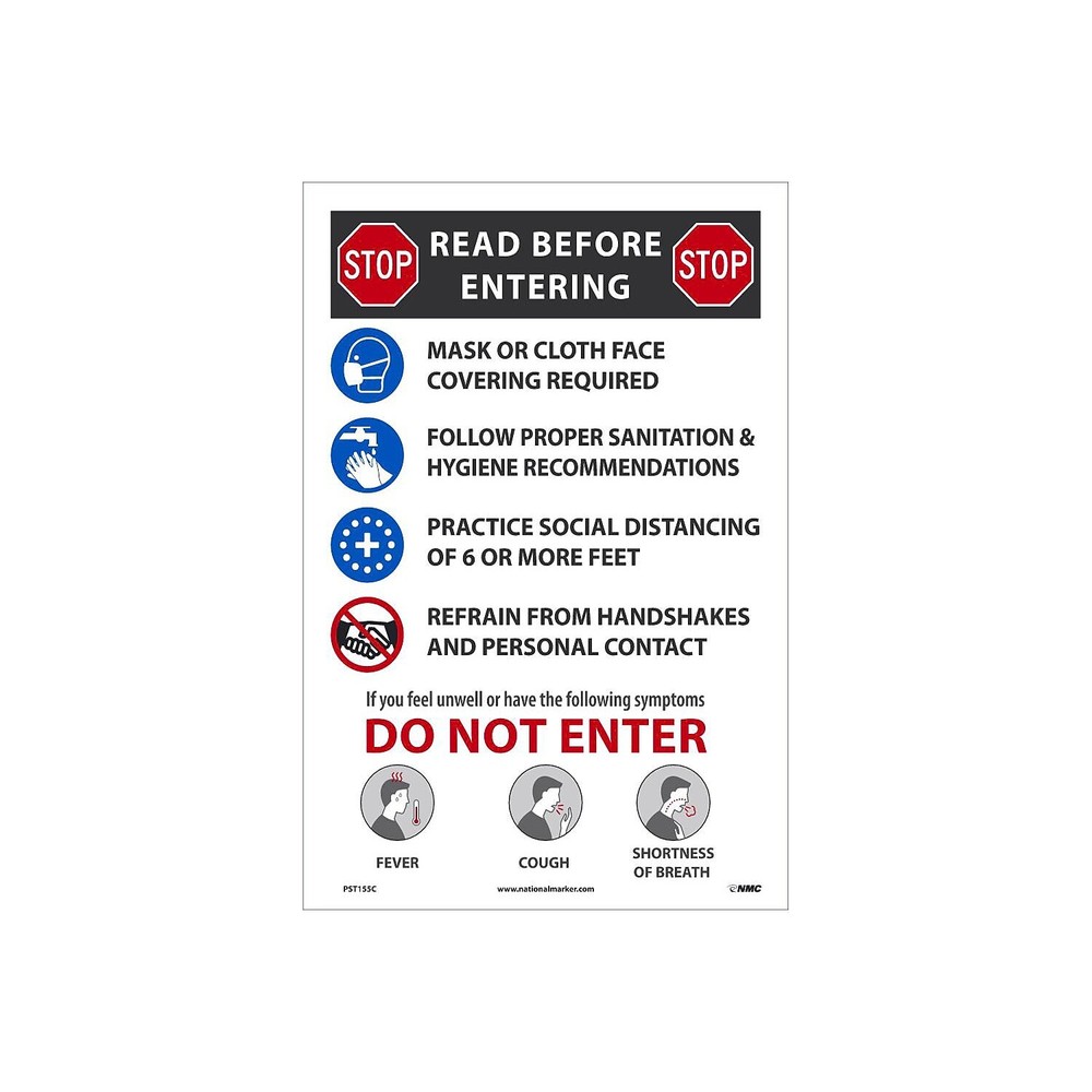 National Marker Safety Awareness Poster Multicolor (PST155C)