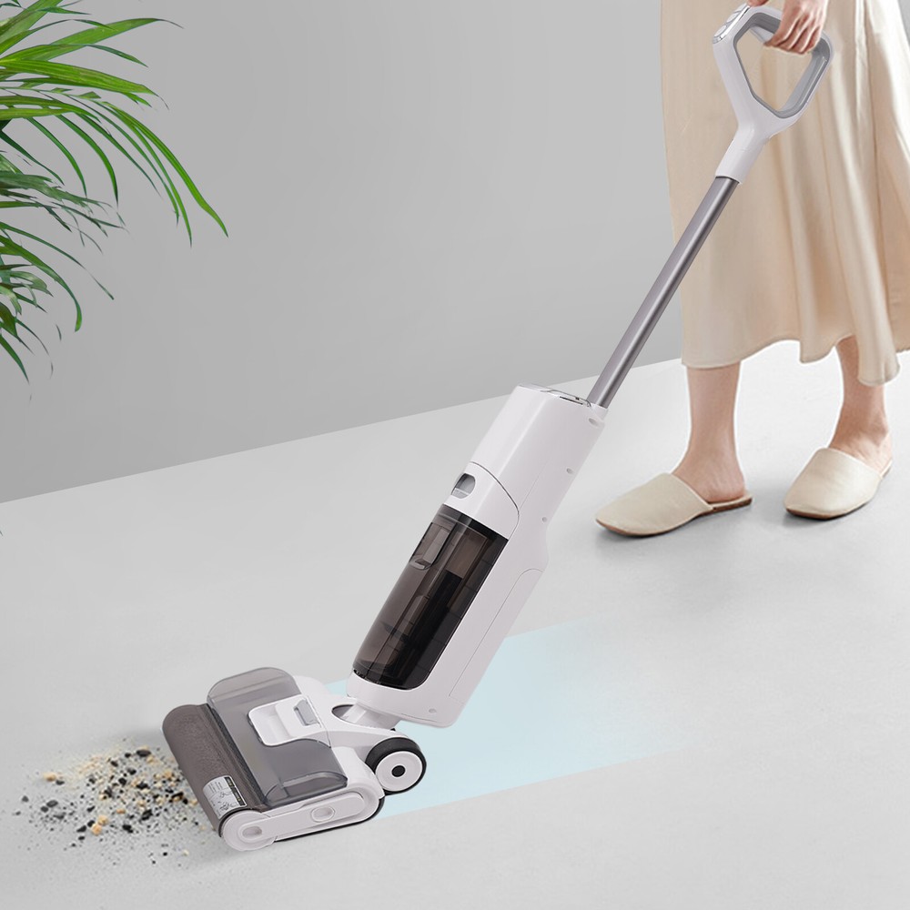 Cordless Wet Dry Vacuum Mop for Hardwood Floors 600ml Capacity