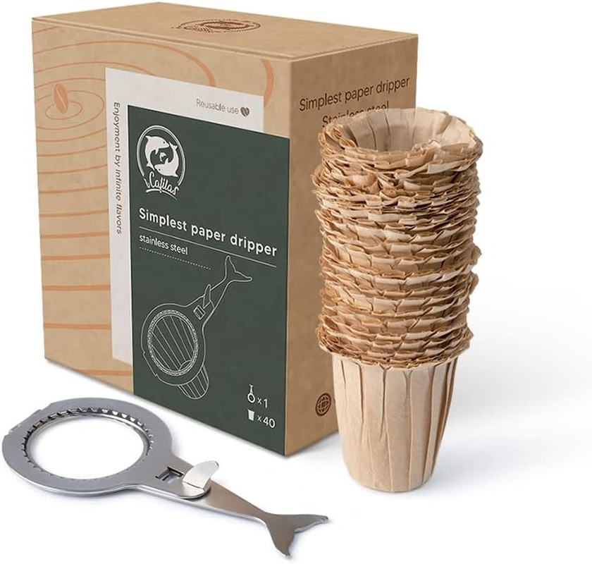 Stainless Steel Reusable Coffee Dripper Filter – Eco-Friendly Permanent Filter