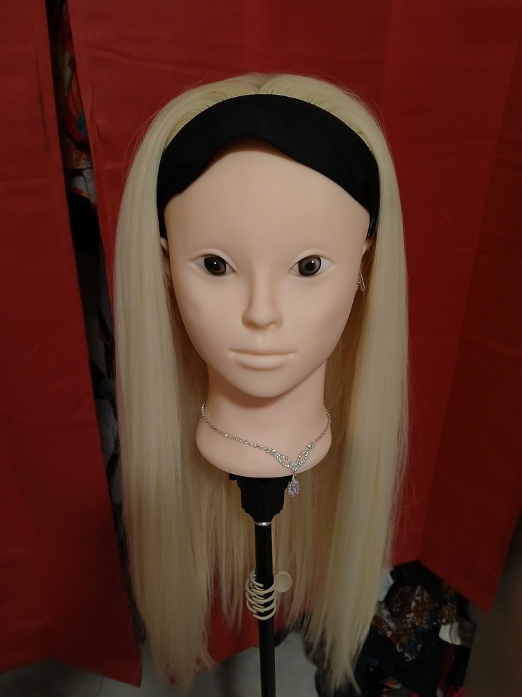 613 Blonde Headband Wig - Soft & Natural Synthetic Hair