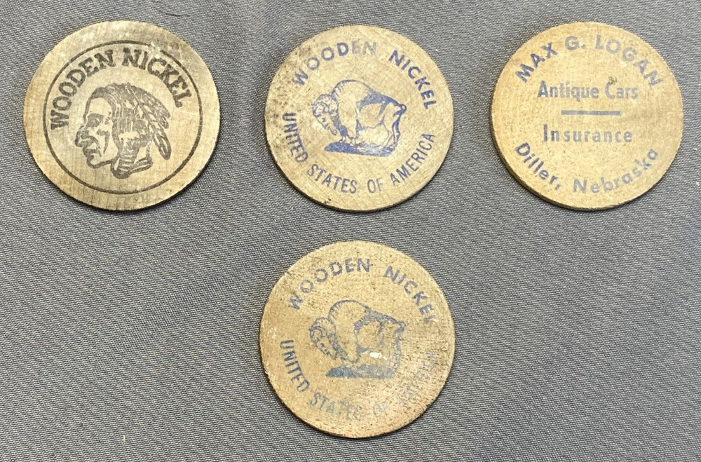 1985 Keystone Grange Fair Wooden Nickel Antique Car Show Trappe Pennsylvania