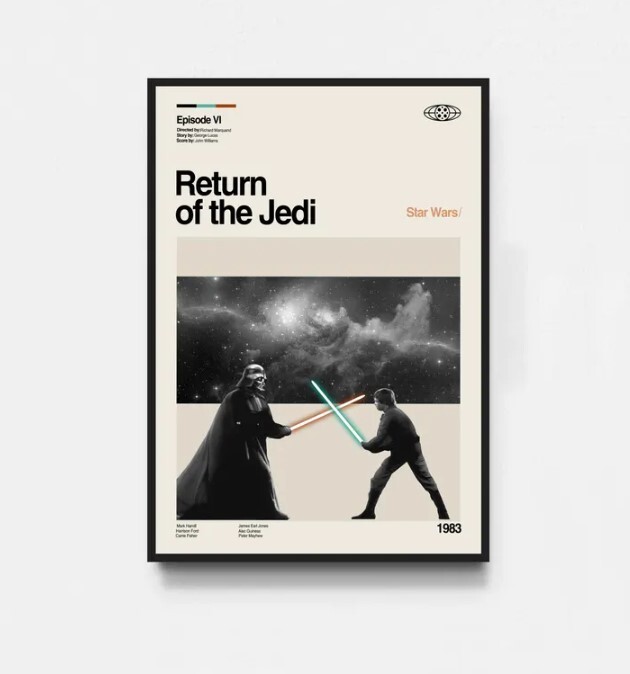 Star Wars Return of the Jedi TV Series Poster Print