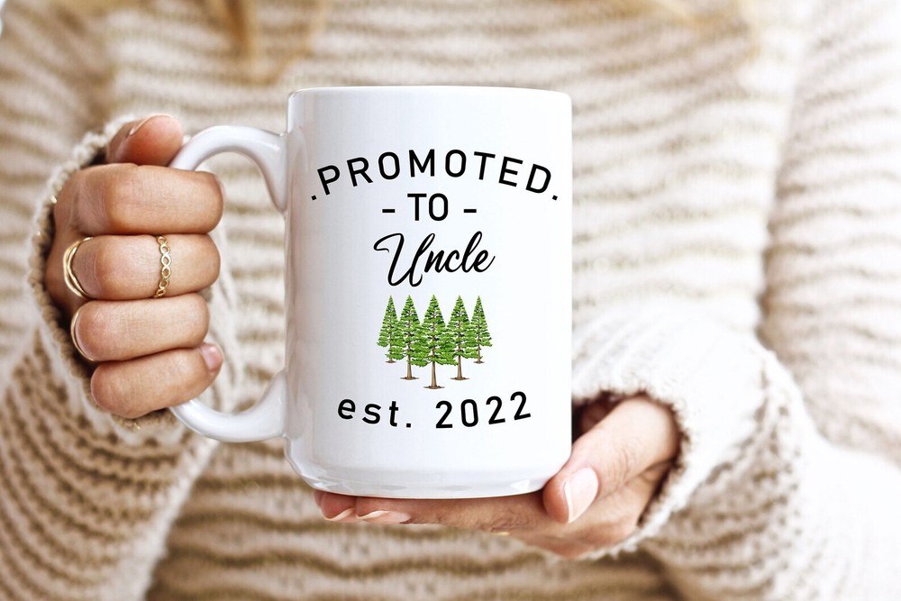 Uncle Camping Mug - Perfect Pregnancy Announcement Gift for New Uncles