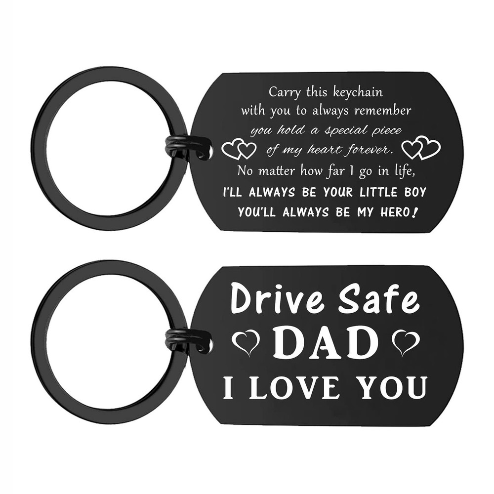 Dad Keychain Gifts from Son - I Love You Dad Birthday Gifts from Son, Fathers...
