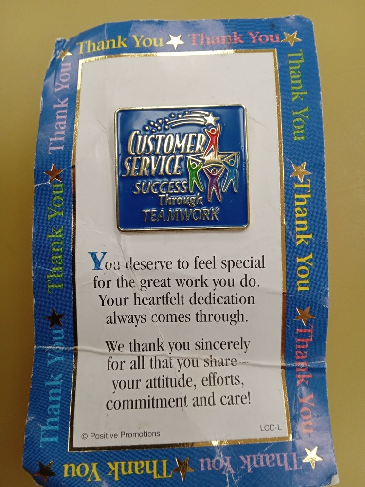 Customer Service Success Through Teamwork Pin-image