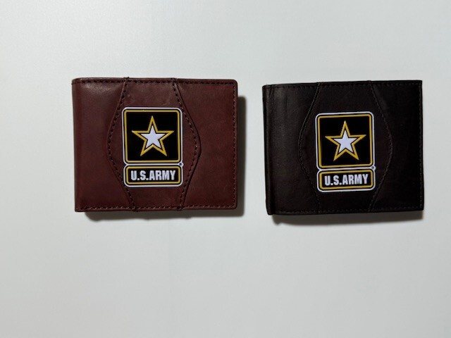 New Army w/Star Leather Wallet