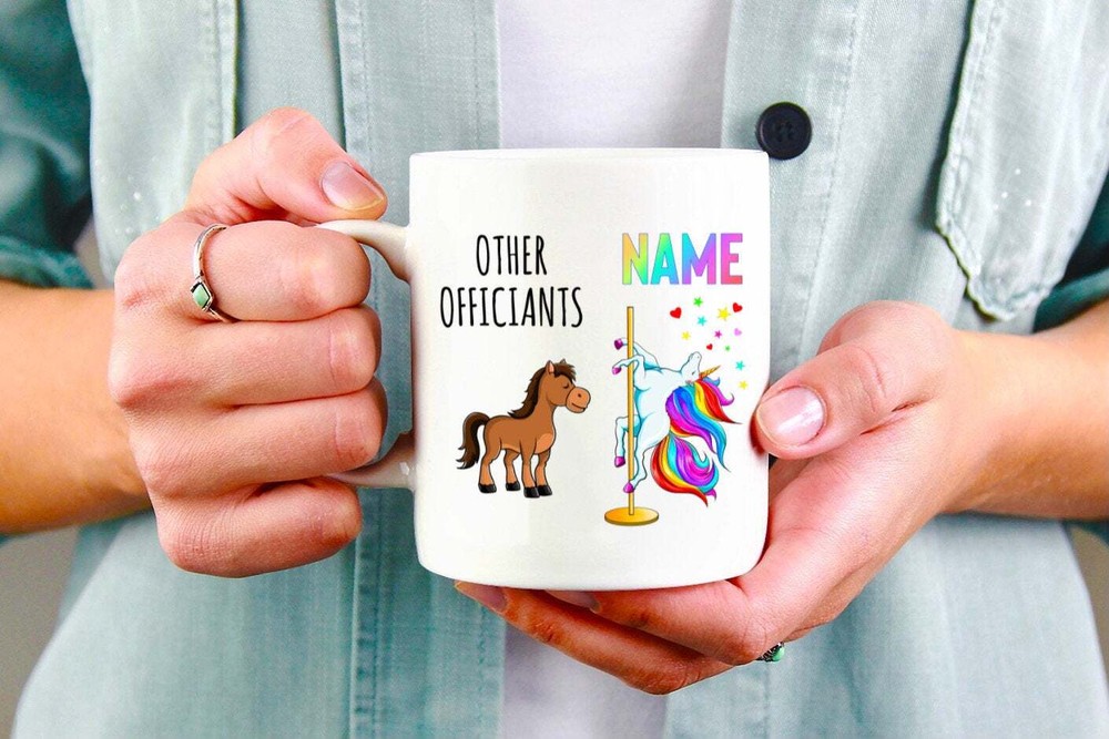 Funny Wedding Officiant Mug Wedding Officiant Unicorn Gift Bridal Party Gift