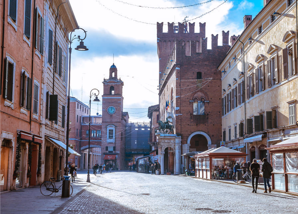 Digital photography of Ferrara Italy for print or wallpaper
