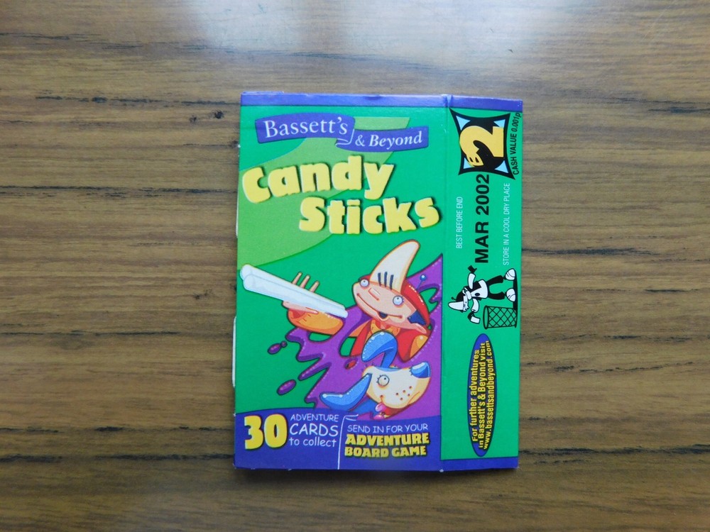 Bassett Beyond Candy Stick Green Packet No Slide 2002 Ben Barkley