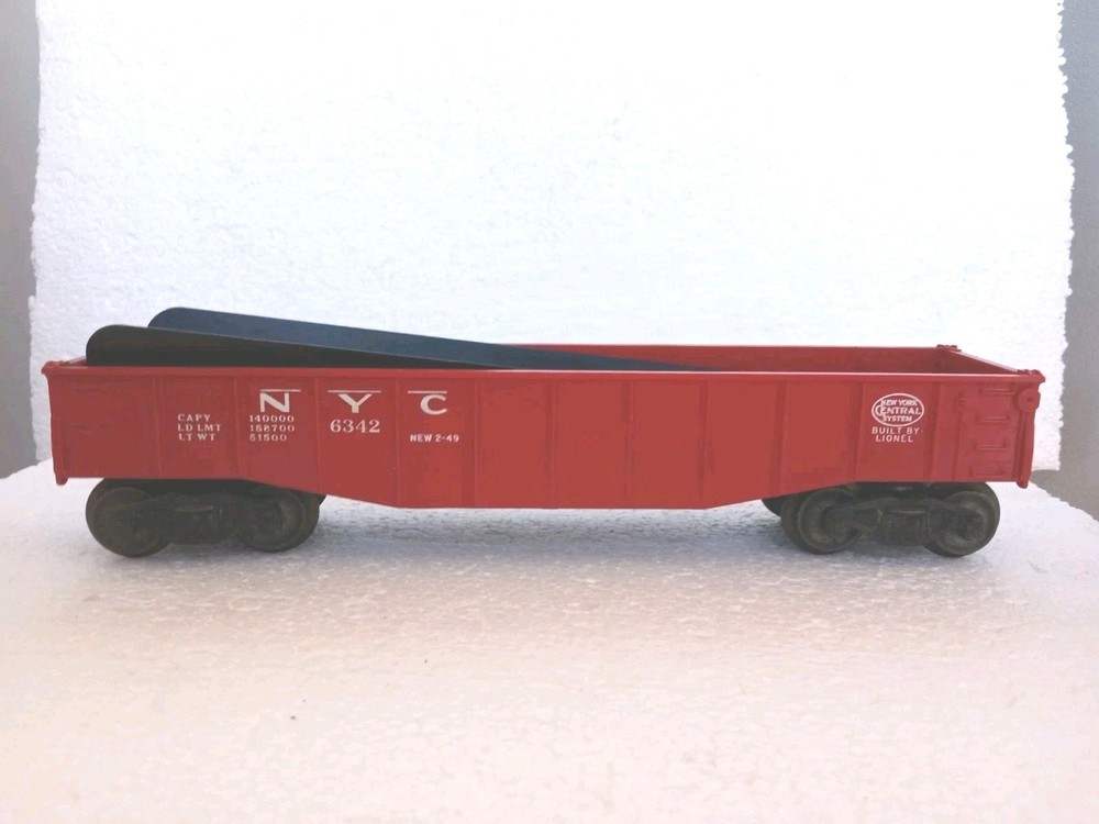 LIONEL TRAINS CULVERT CAR No 6342 O Scale Model Train Accessory