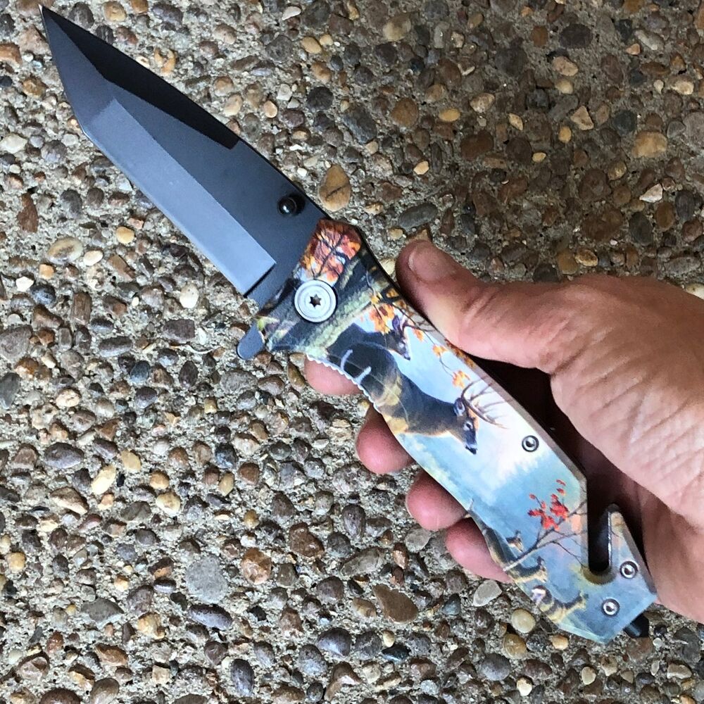 Spring Assisted Open Pocket Knife 8.5