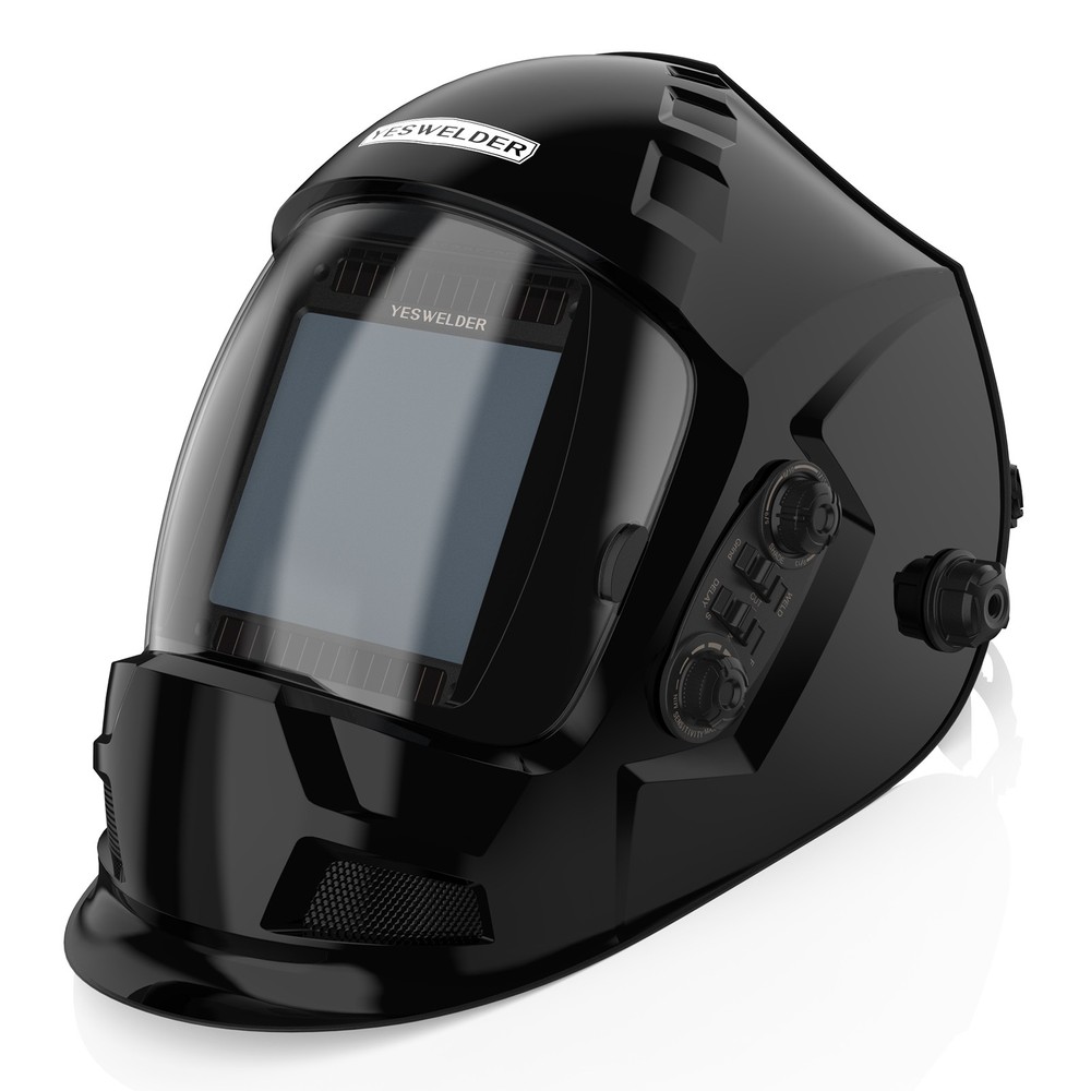 YESWELDER  Welding Helmet, Solar, TIG/MIG/Arc/Grind Auto Darkening True Color