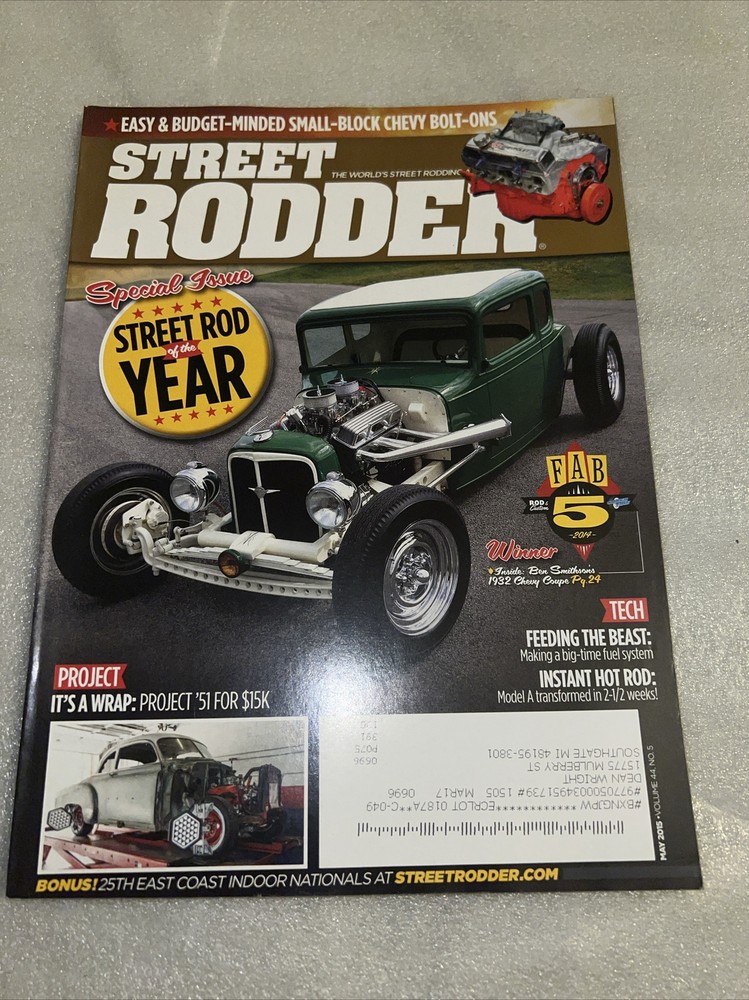 Street Rodder Magazine - May  2015  -  T58