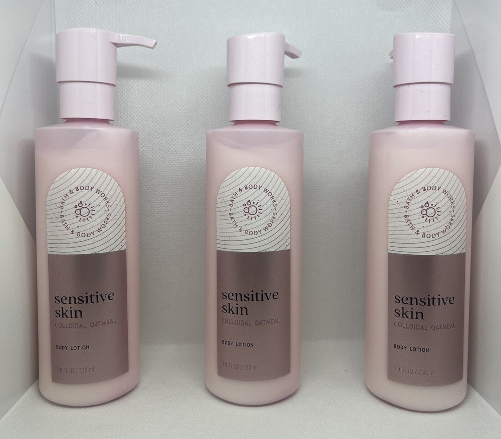 NEW (Lot of 3) Bath & Body Works Colloidal Oatmeal Body Lotion 7.8 oz FREE SHIP!