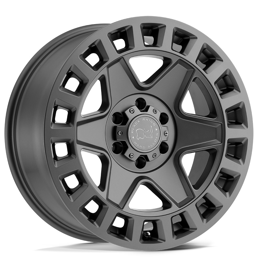 Black Rhino York 17x8 5x120 35mm Matte Gunmetal Wheels