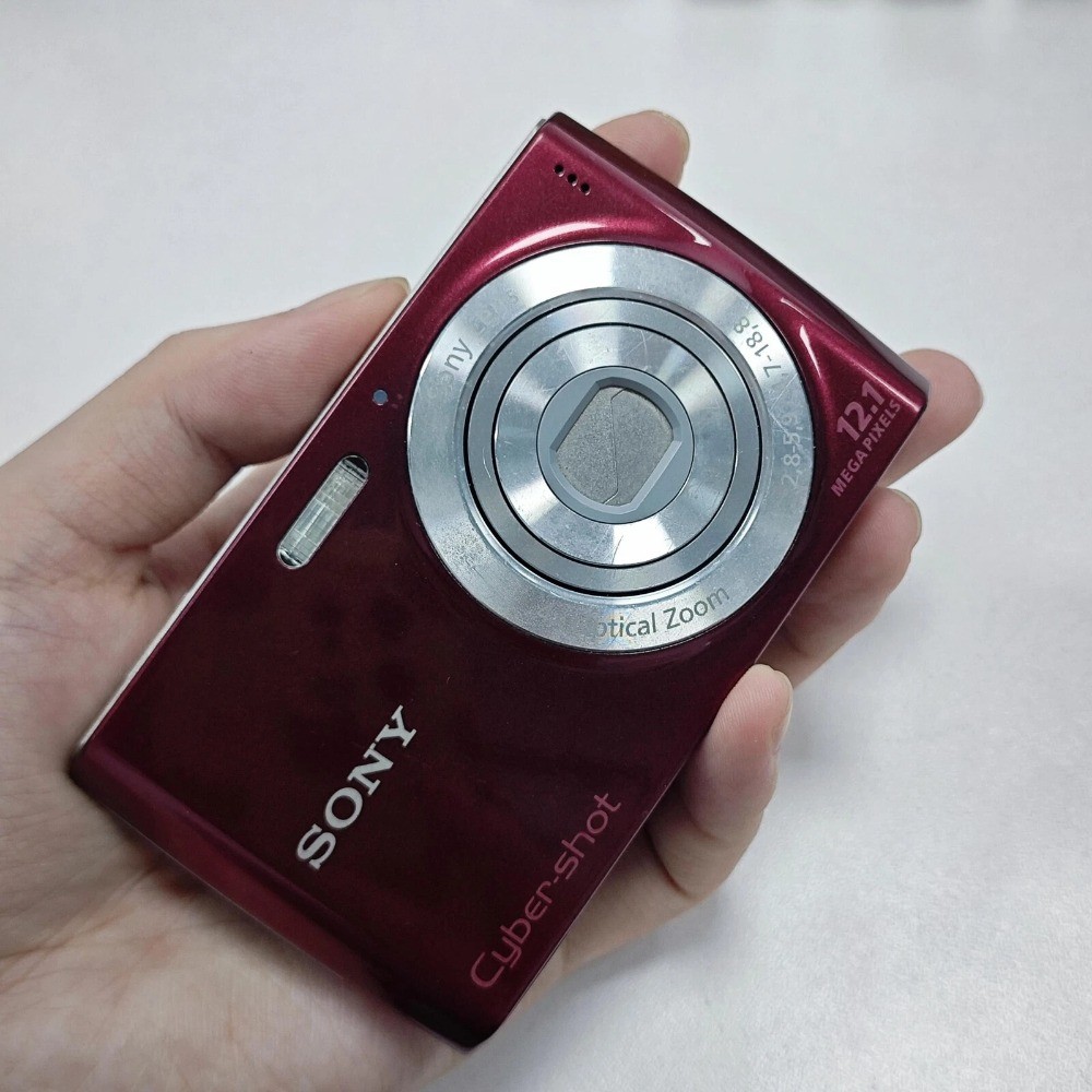 Sony Cyber-Shot DSC-W510 12.1MP CCD Vintage Digital Camera Red
