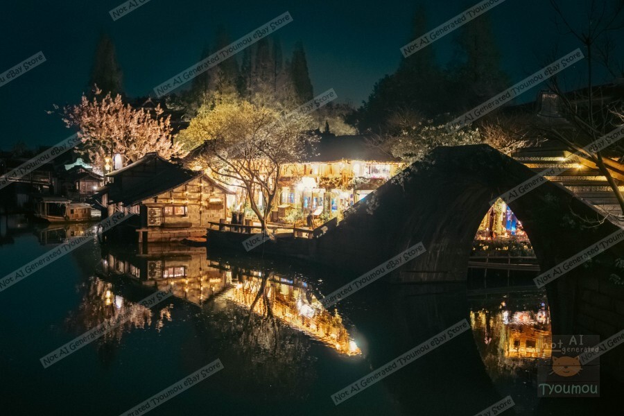 Tyoumou Wallpaper P47 Water Town Spring 2025 Digital Image Photograph