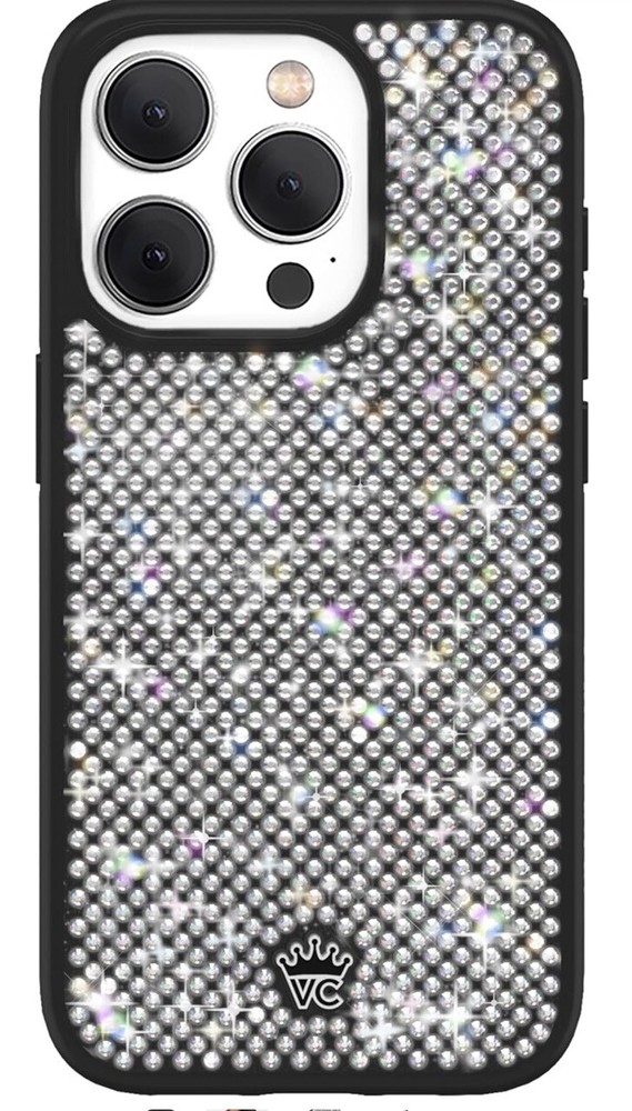 Luxury Velvet Caviar Bling Case for iPhone 15 Pro