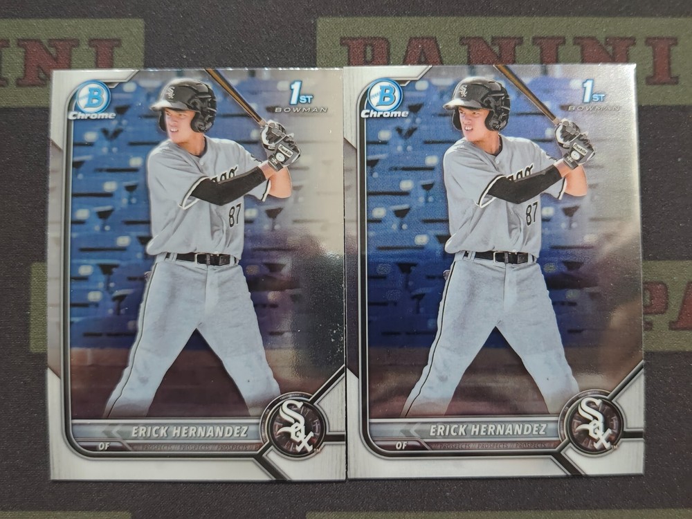 2022 Bowman Chrome 1st Erick Hernandez RC Lot (2)