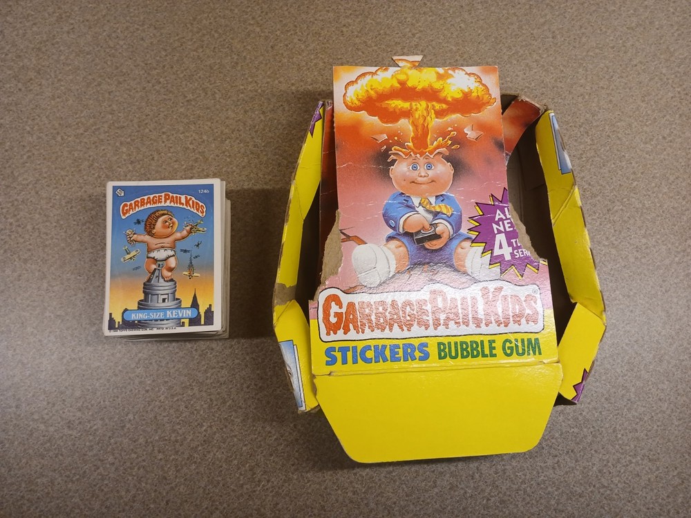 1986-87 Topps Garbage Pail Kids Lot of 125+ Cards With Original Sales Box