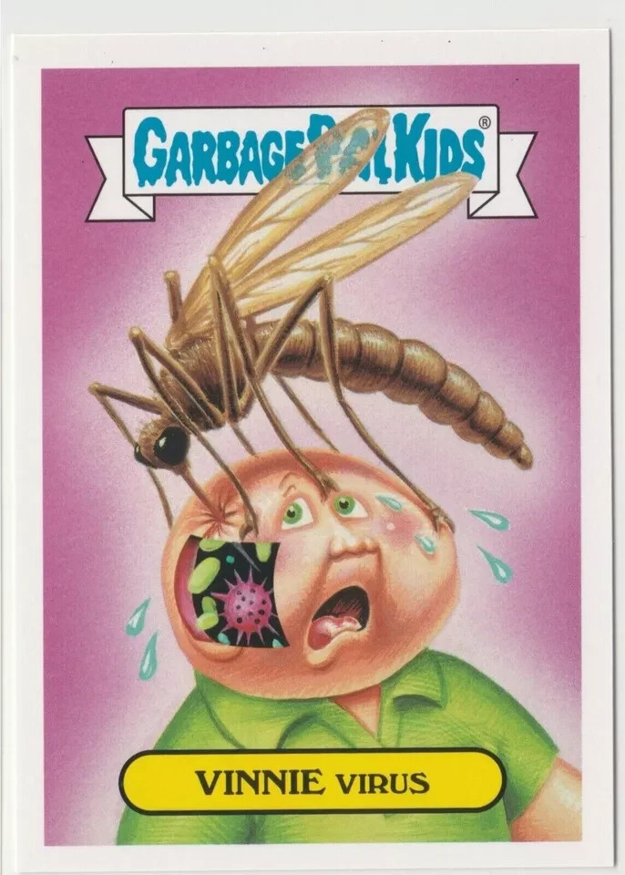 Vinnie Virus 2b Garbage Pail Kids GPK 2017 Adam-geddon Trading Card