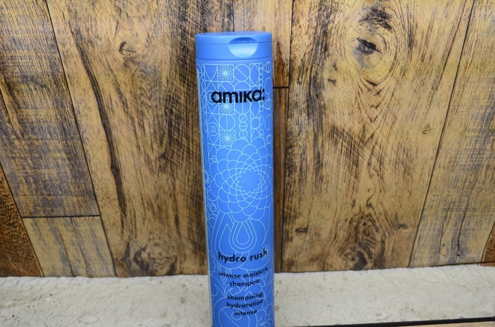 Amika Hydro Rush Intense Moisture Shampoo for Hydrated Hair 9.2 oz