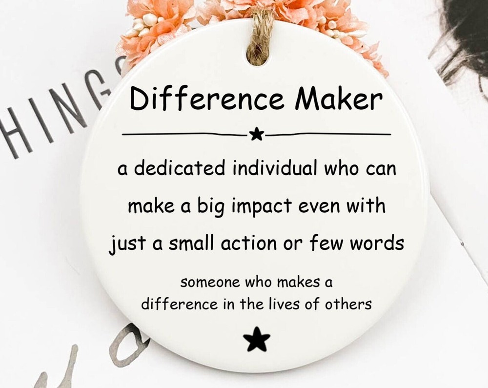 Personalized Appreciation Gift Coworker Gift Difference Maker Definition
