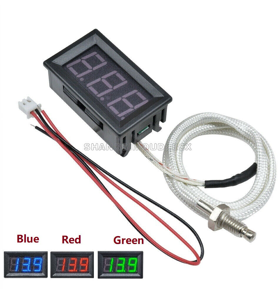 Digital Thermometer 12V XH-B310 Temperature Meter K-type M6 Thermocouple Tester