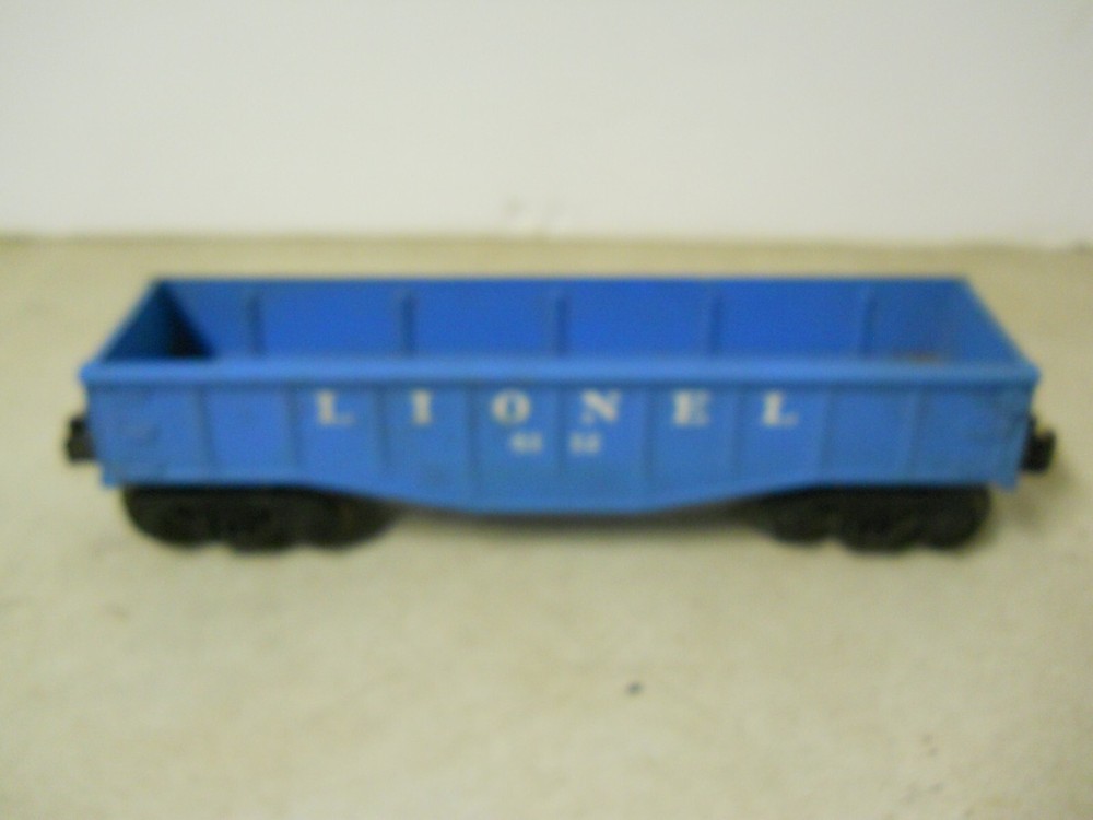 Lionel Trains Blue Gondola #6112 Train Car O Gauge Toy Railroad Train