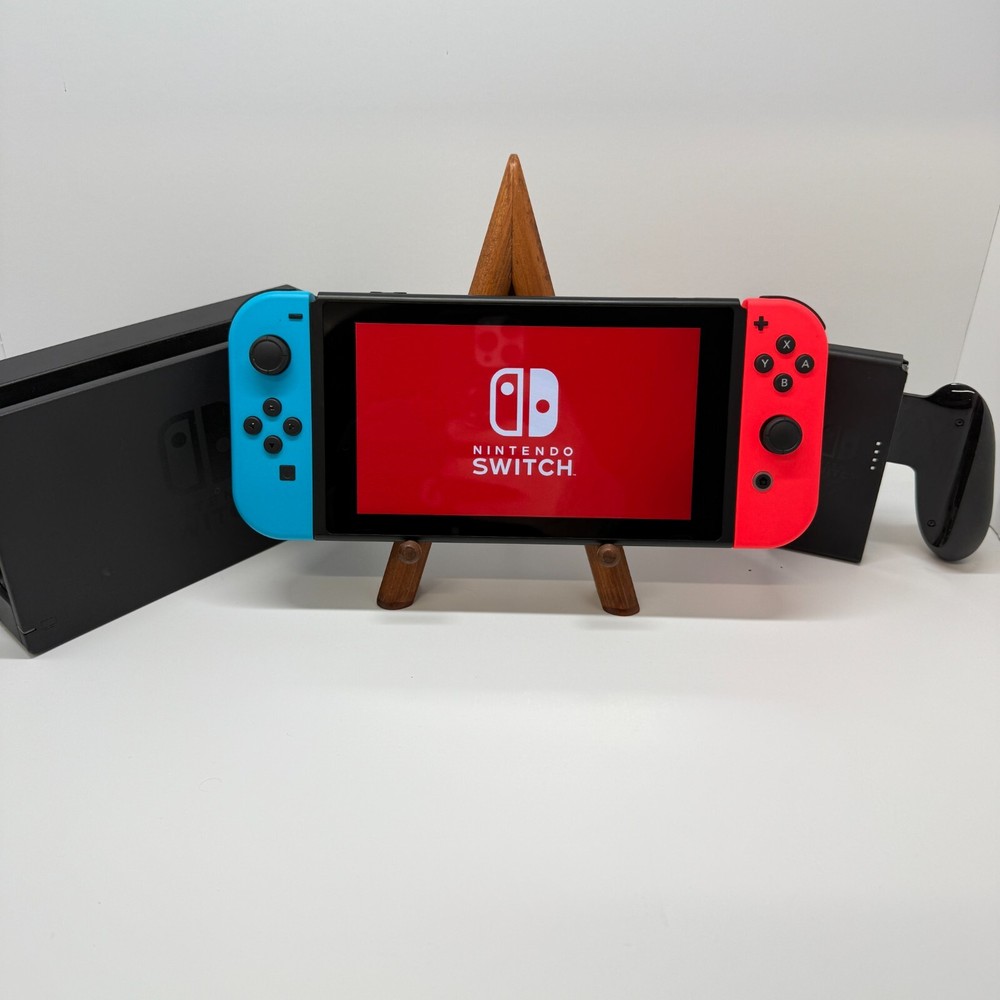 Nintendo Switch v1 Video Game Console HAC-001 Red/Blue Next Day Shipping