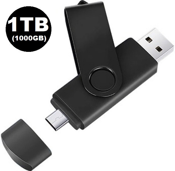 TYPE-C USB 3.0 2 in 1 Memory Photo Stick Flash Drive Android/iPhone 16-17/PC/Mac