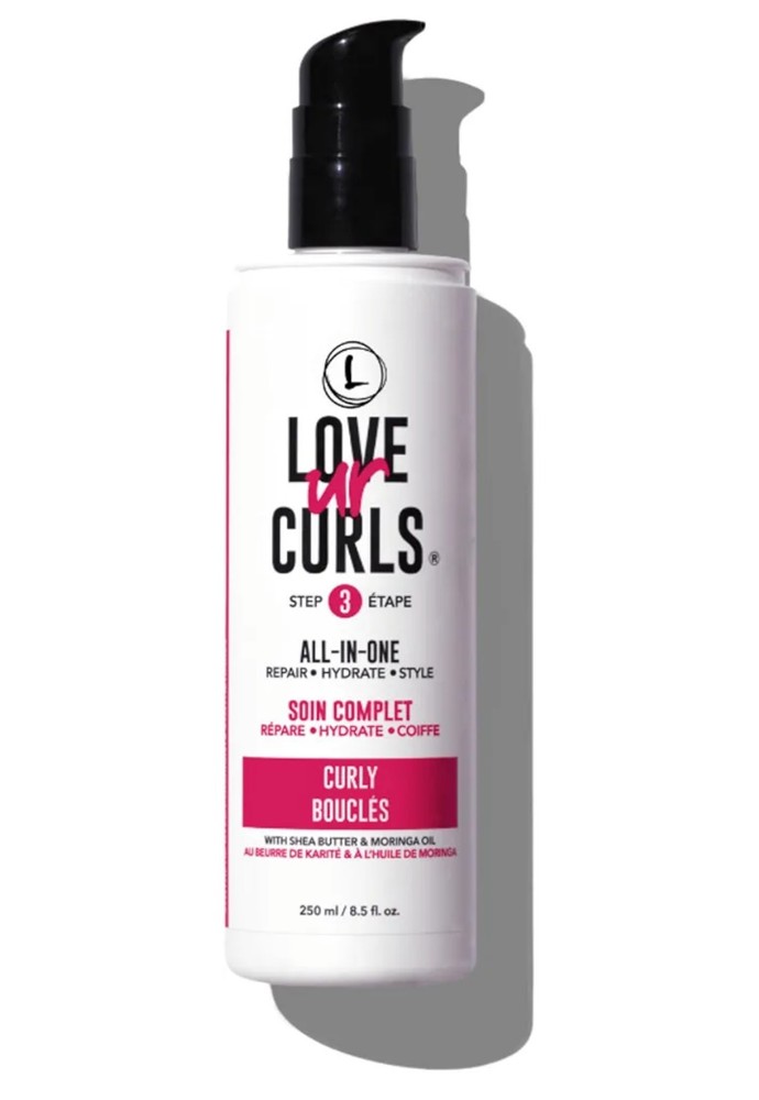 LOVE UR CURLS Step 3 All In One Curly Boucles Repair Hydrate Style 8.5 oz