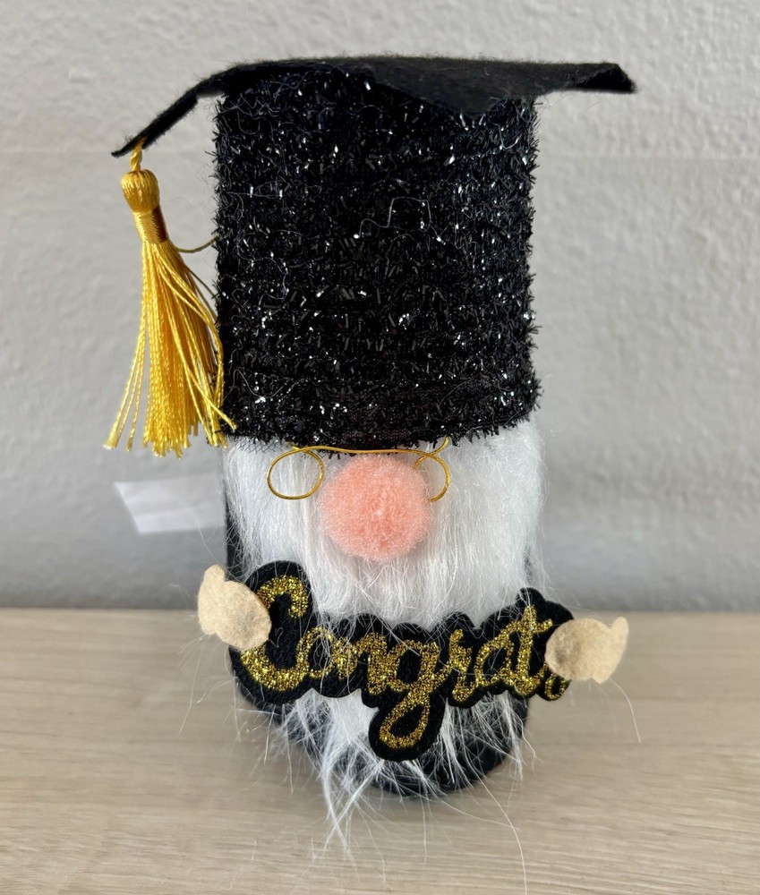 Personalized Graduation Gnome Plush with Cap for Class of 2025-image