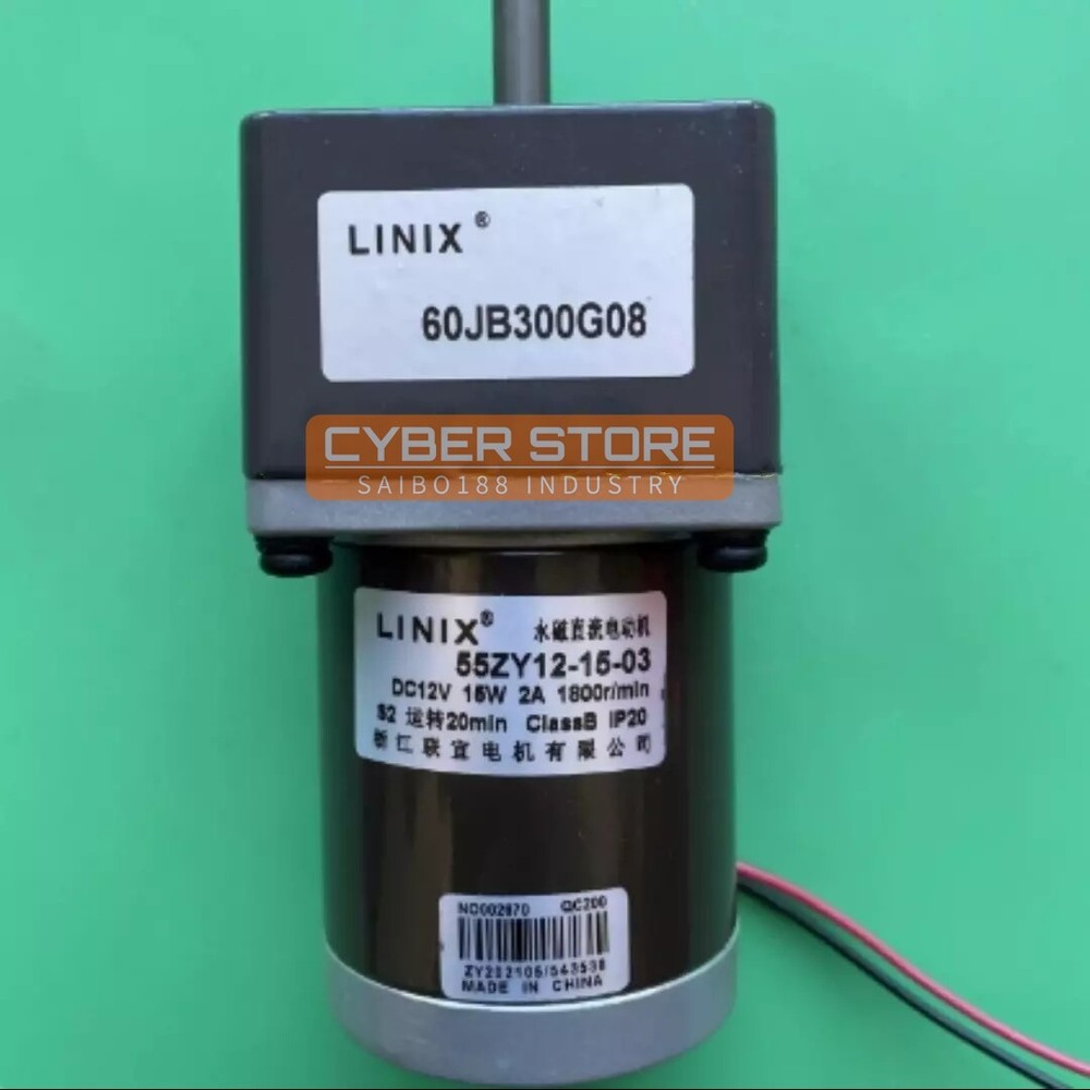 New 1800rpm Permanent Magnet DC Motor 60JB300G0832 55ZY12-15-03