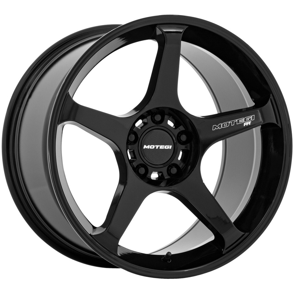 17x8.5 +35 Motegi MR159 Battle V 5x4.5 Blackbird Metallic Wheels (Set of 4)