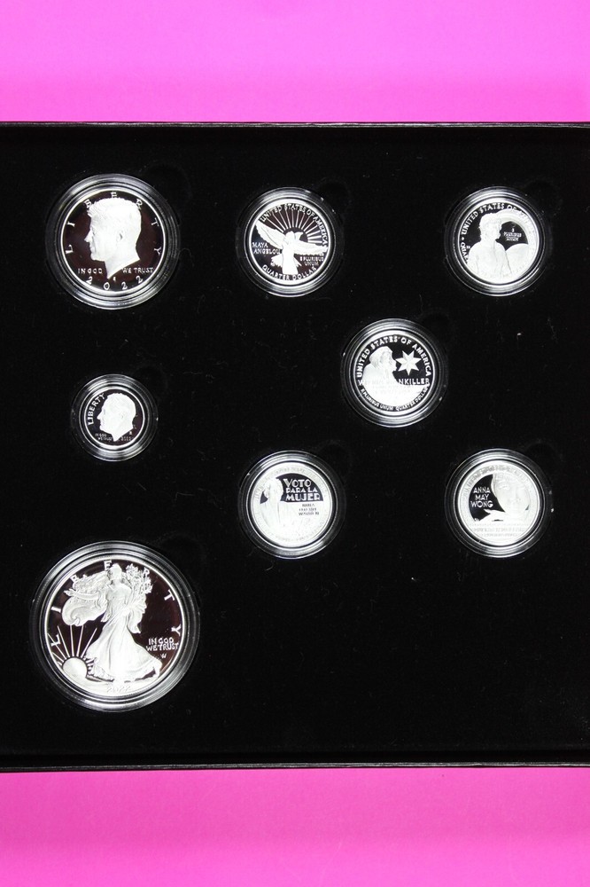 2022 Limited Edition Silver Proof Set Exact Coins In Pics Mint Box & COA 8029