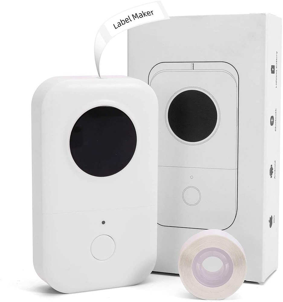 Bluetooth Thermal Label Maker D30 with Portable Wireless Tape Printer