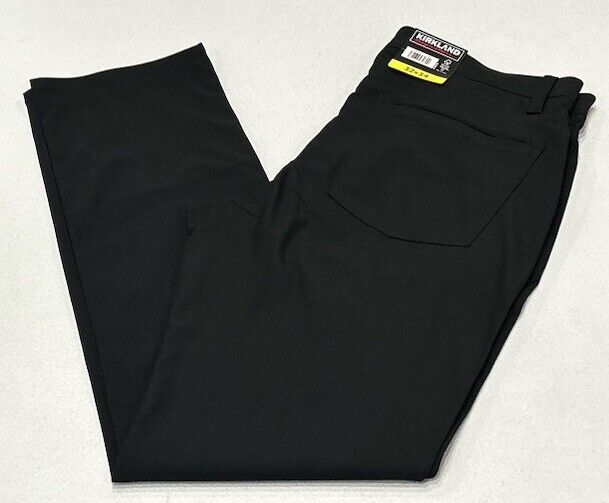 Kirkland Signature Men’s Commuter Pants, Black, Size 32X34