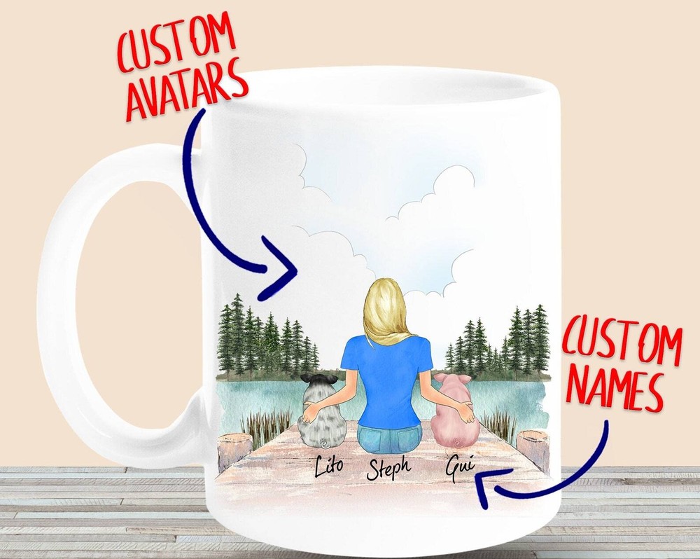 Custom Pig Mom Mug - Best Gift for Pig Lovers & Pig Moms