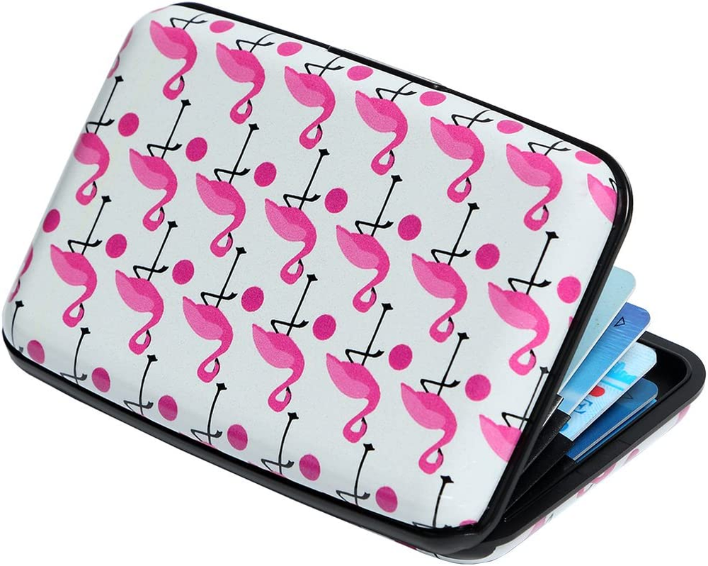 Slim Metal RFID Blocking Credit Card Holder for Women & Men-image