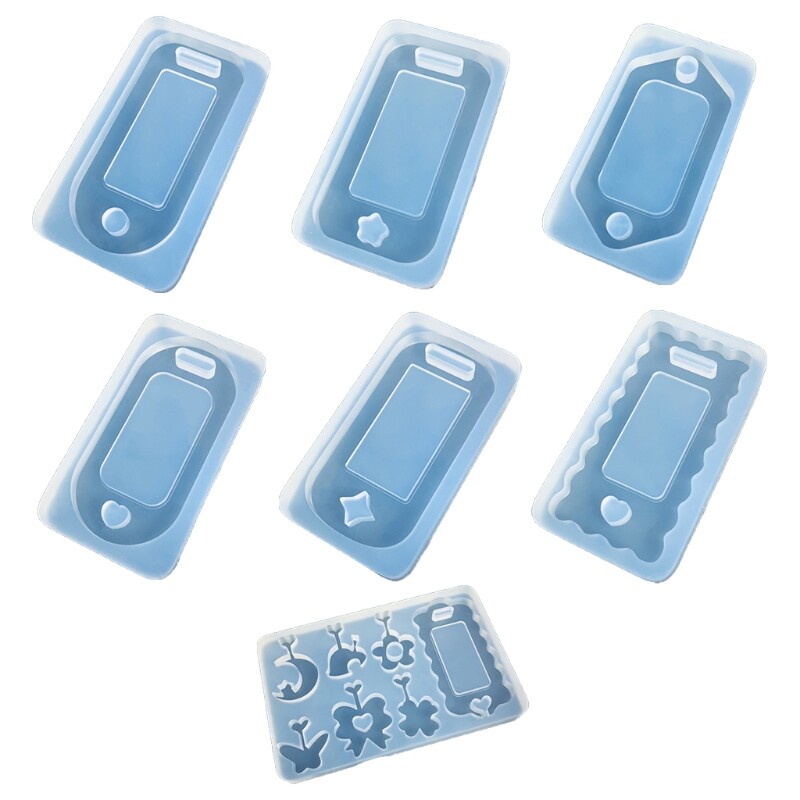 DIY Craft Casting Mold Keychain Pendants Resin Mold Hanging Ornaments Resin Mold