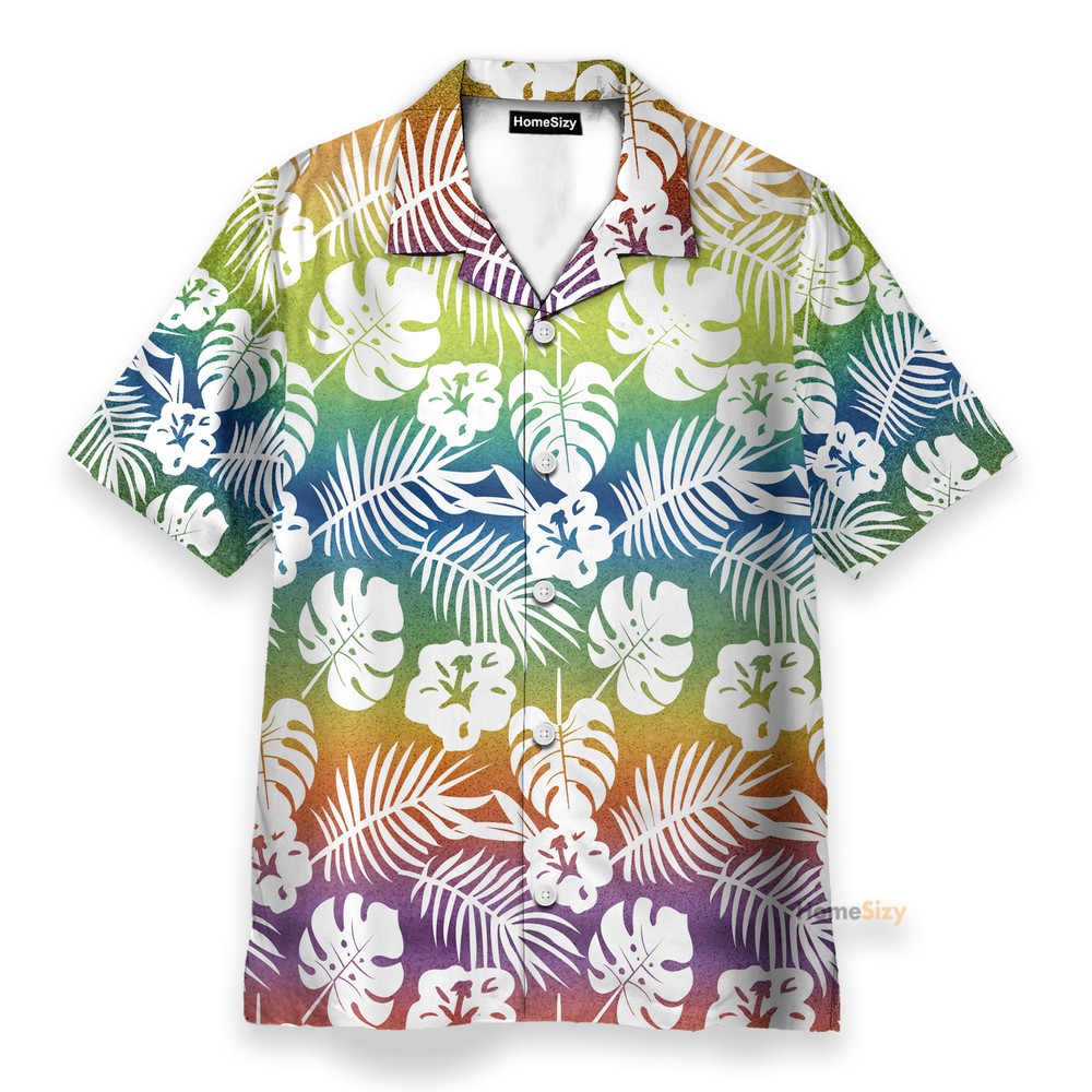 LGBT Color Summer Vacation   Hawaiian Shirt