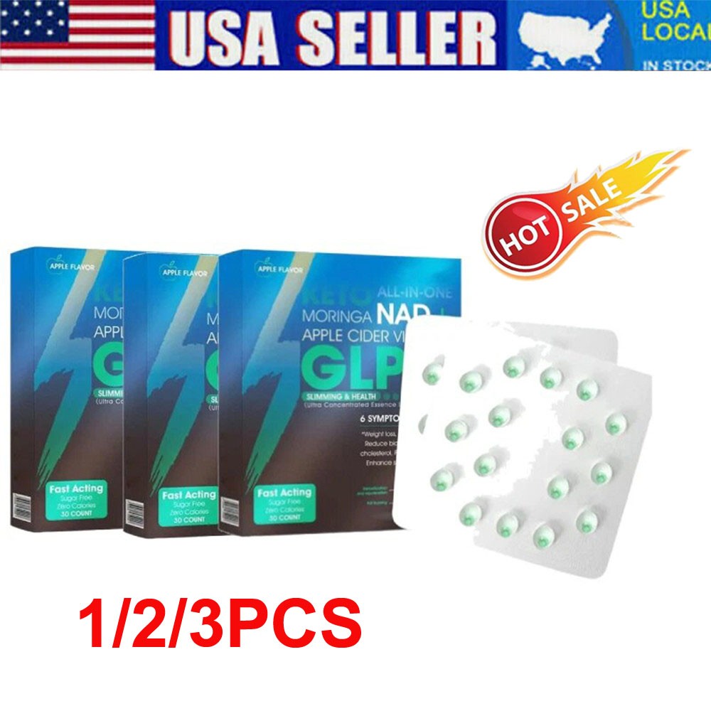 GLP-1 Weight Loss Capsules with Moringa NAD+ Apple Cider Vinegar Pearl Peptide Complex