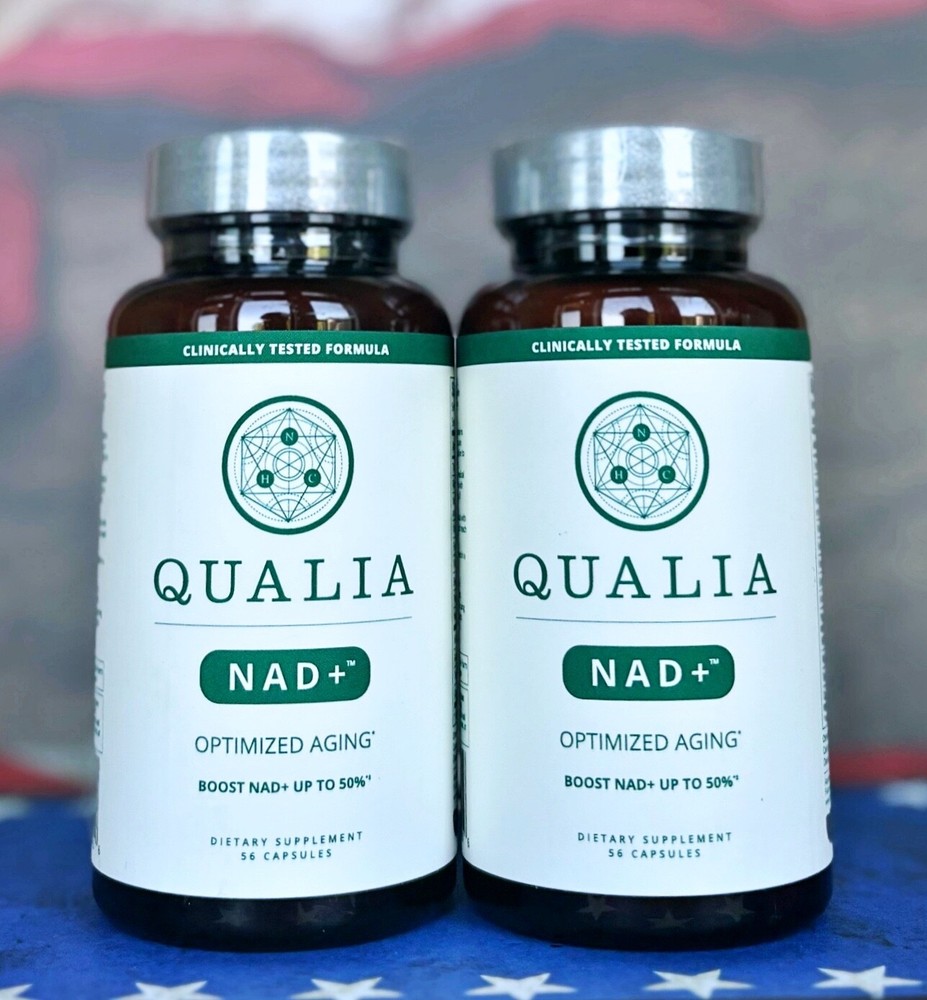 QUALIA NAD+ Optimized Aging/Anti-Aging Cell Rejuvenation 112ct - 2 Month Supply!