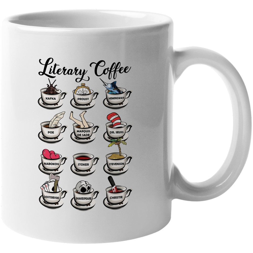 Literary Coffee. Reading And Palpitations Coffee & Tea Gift Mug