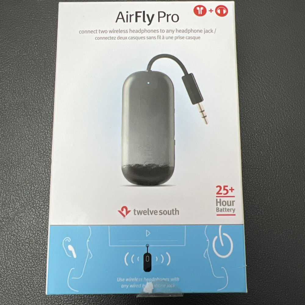 AirFly Pro Bluetooth WiFi Audio Transmitter/Receiver up to 2 AirPods/ Headphones