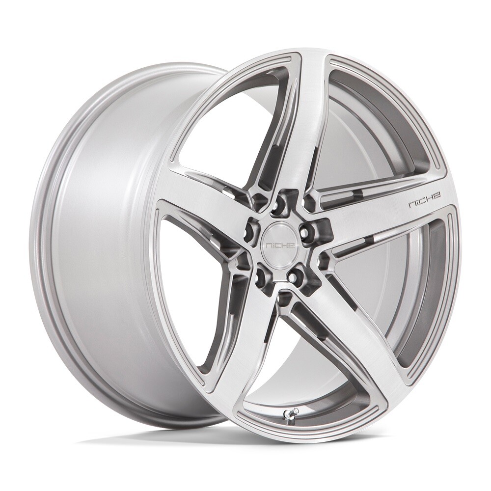 18x8 +40 Niche M270 Teramo 5x120 Anthracite Brushed Face Tint Wheels (Set of 4)