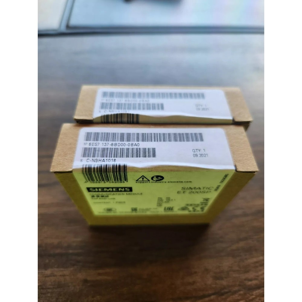 New Siemens ET 200SP Communication Module 6ES7137-6BD00-0BA0 6ES71376BD000BA0