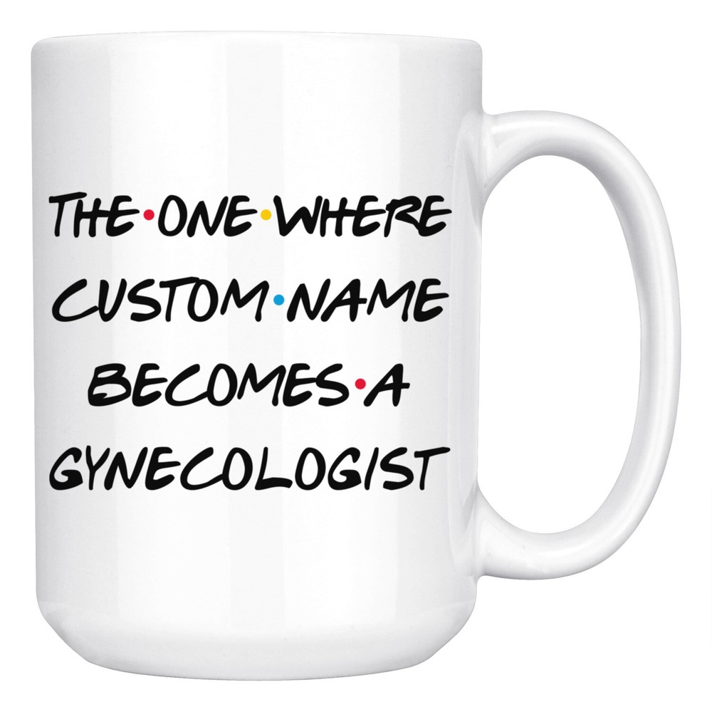 Personalized Gynecologist Job Promotion Coffee Mug, Gynecologist Graduation Gift